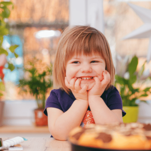 Cute toddler